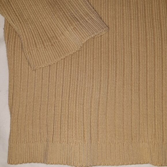 Timberland Small Wheat Tan Colored Cotton Sweater‎ - Picture 3 of 5